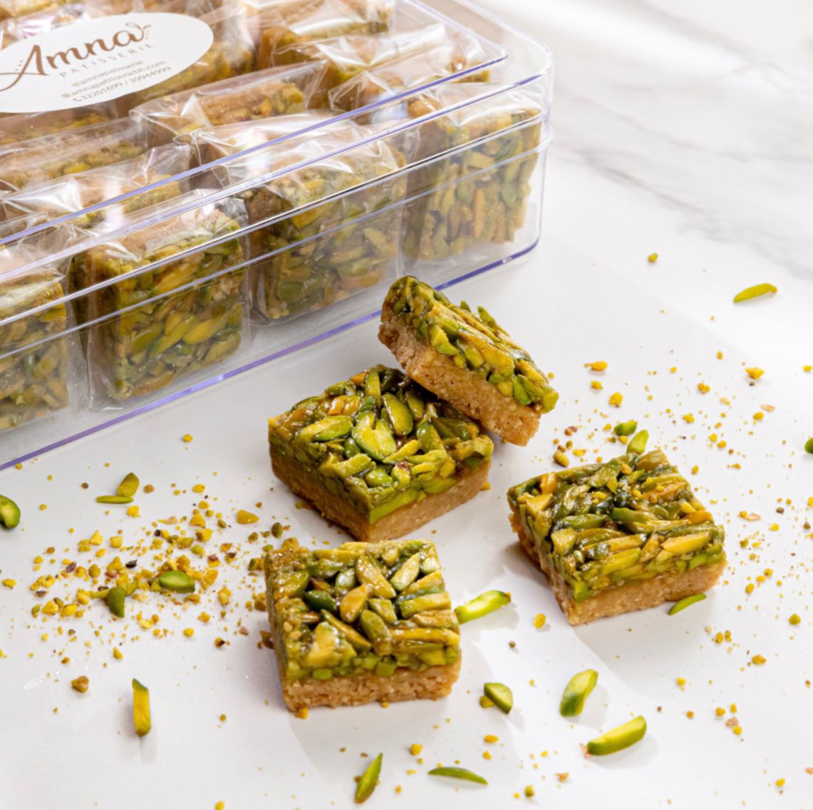 Box of Pistachio Honey Slice (28pcs)