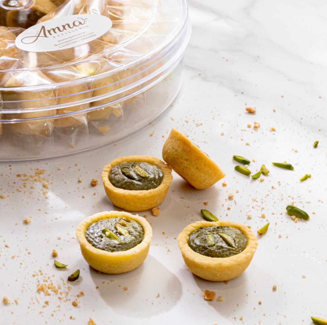 Box of Pistachio Tart (40pcs)