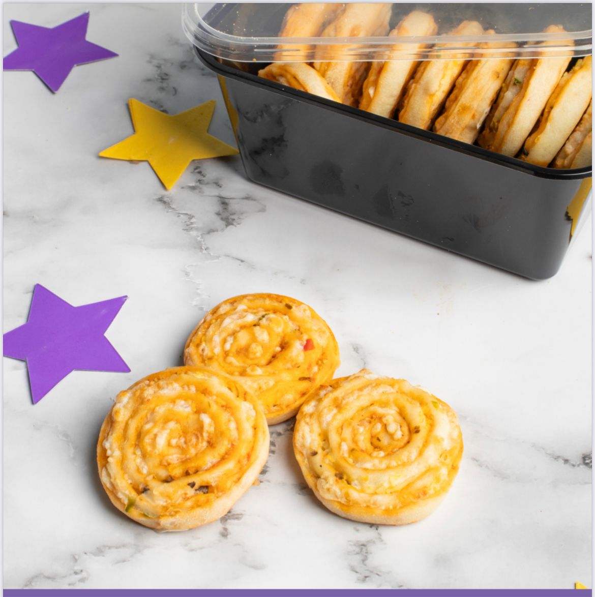 Frozen  Swirll Pizza Pastry