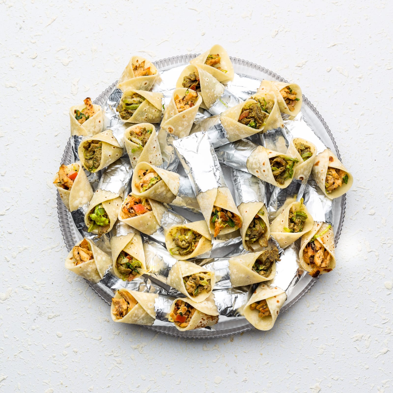  MIX SHAWARMA  PLATTER (ROUND PLATE)