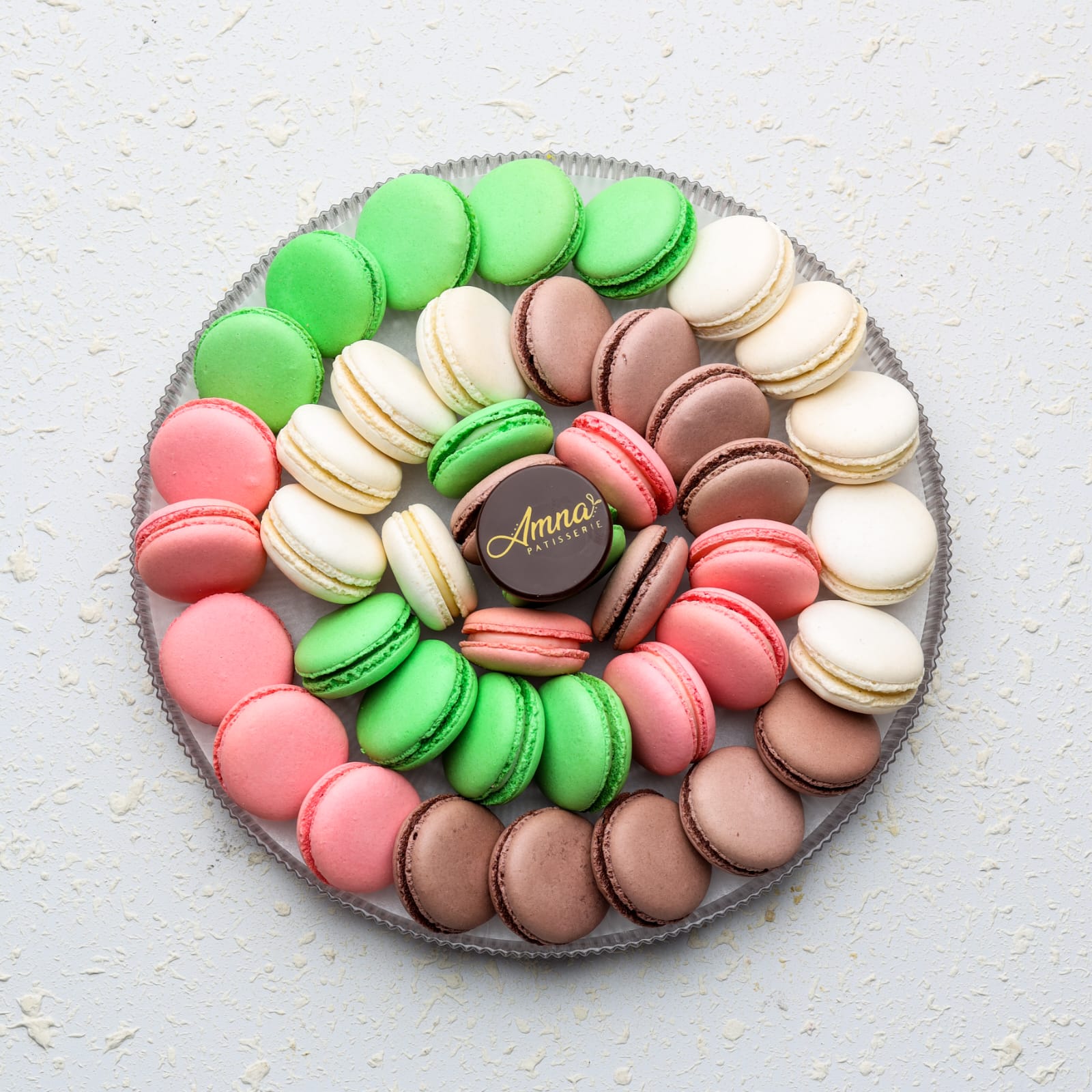 MIX MACRONS (ROUND PLATE)