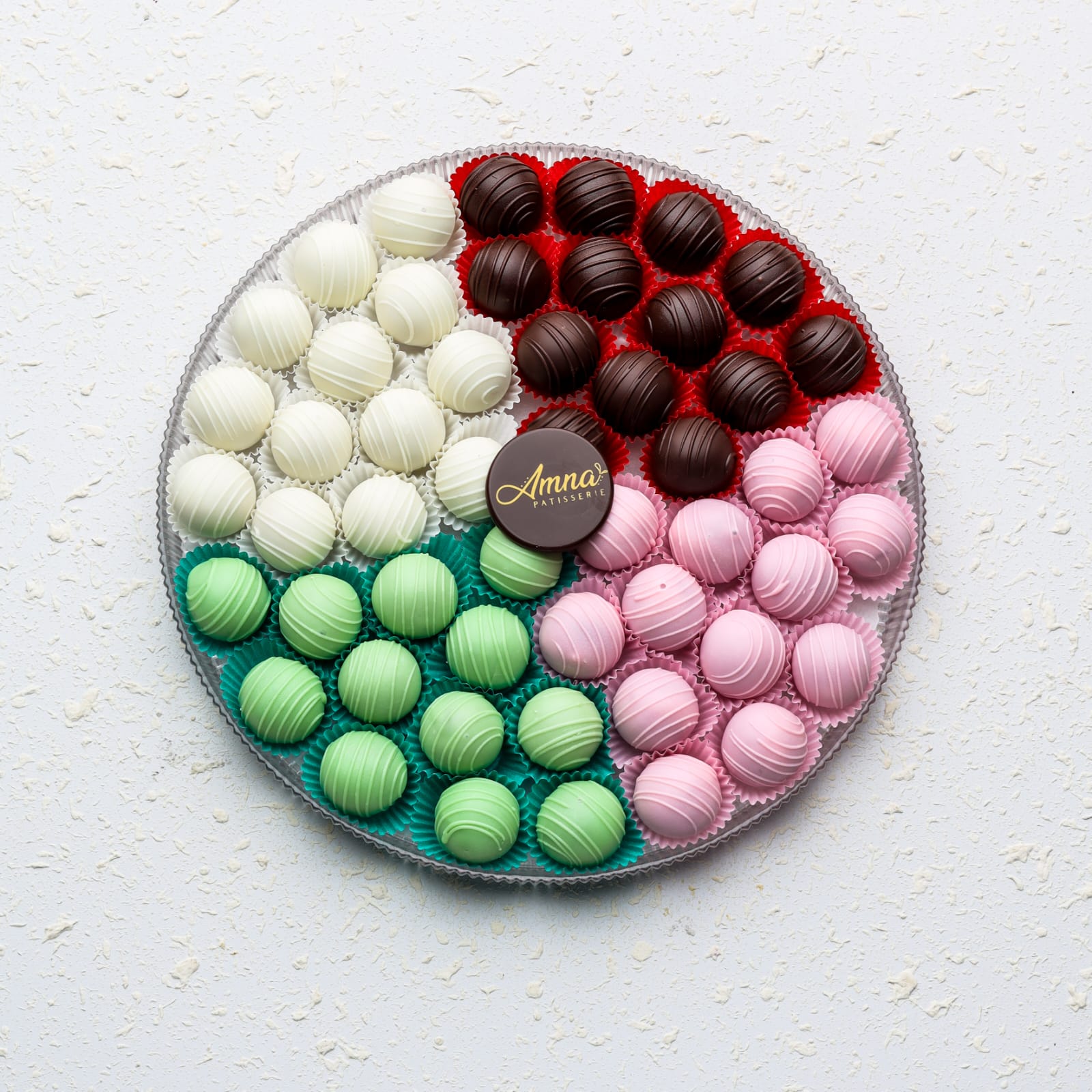 MIX CAKE POPS  (ROUND PLATE)