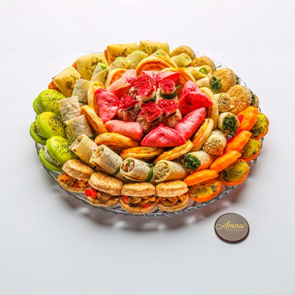 Mix Sandwich  (Round Glass Plate Big - 65pcs)
