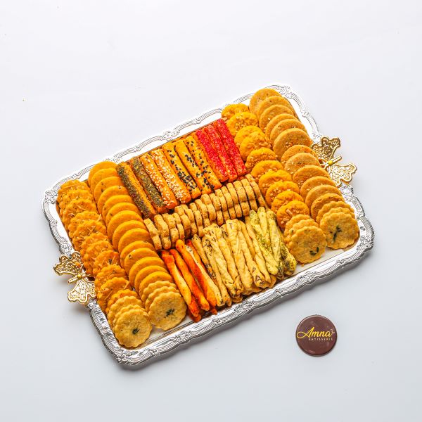  Mix Salty Biscuit (Rectangular Tray Silver)