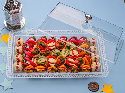 MIX SAVORIES  TRAY WITH LID