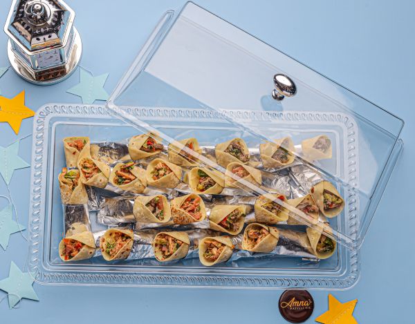 MIX SHAWARMA TRAY WITH LID