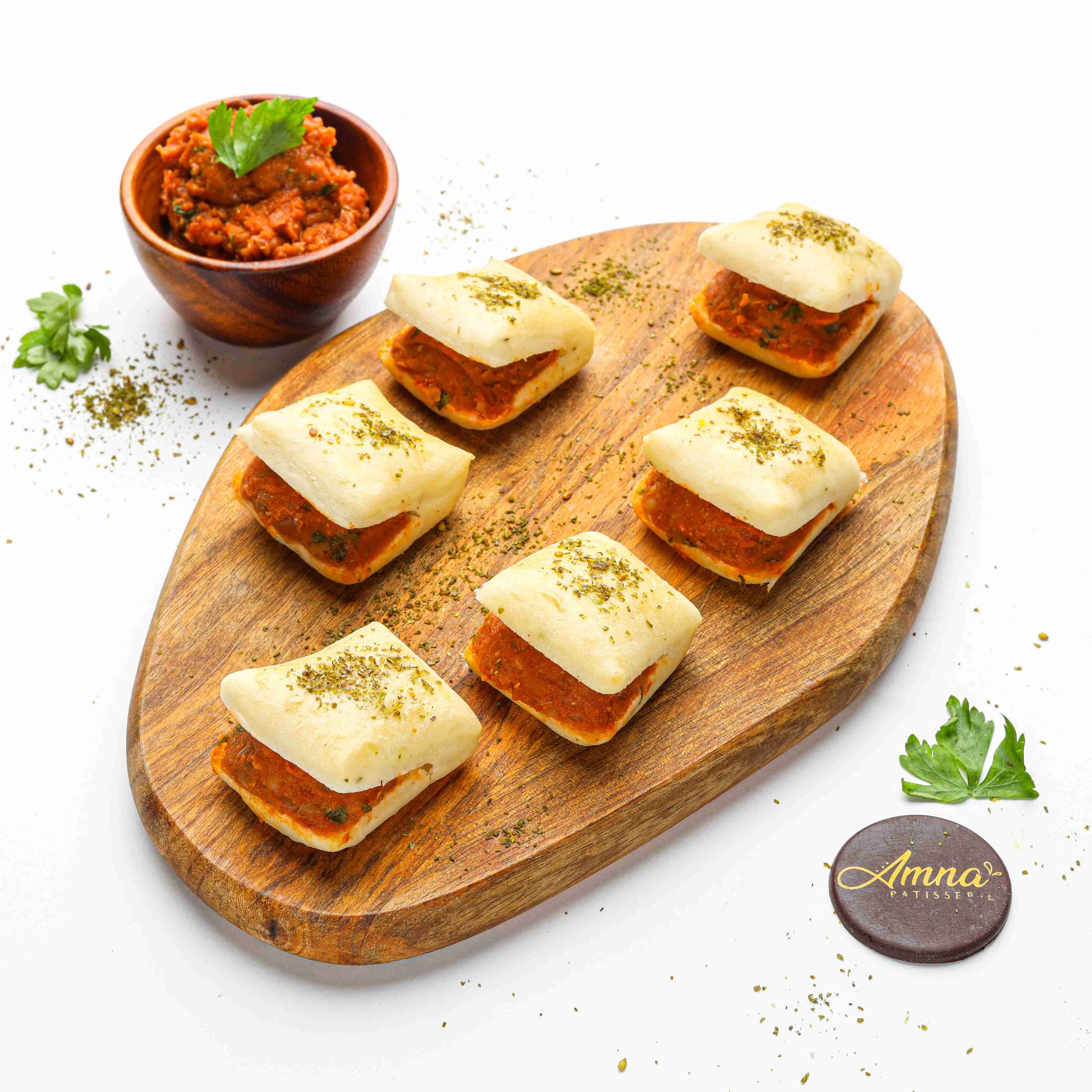 Square White Bread Foul Medames (12 pieces)