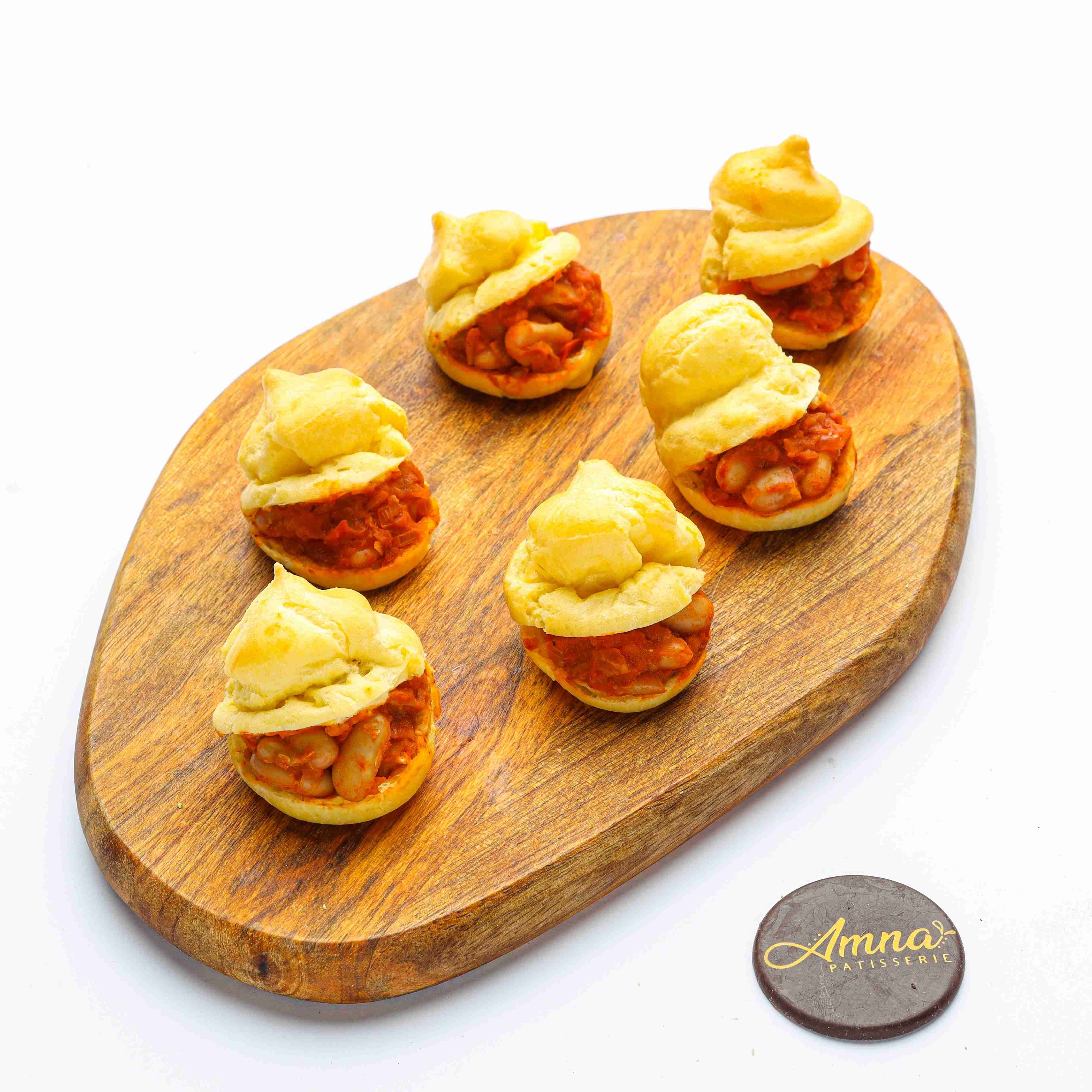Profiterole with Pinto Beans