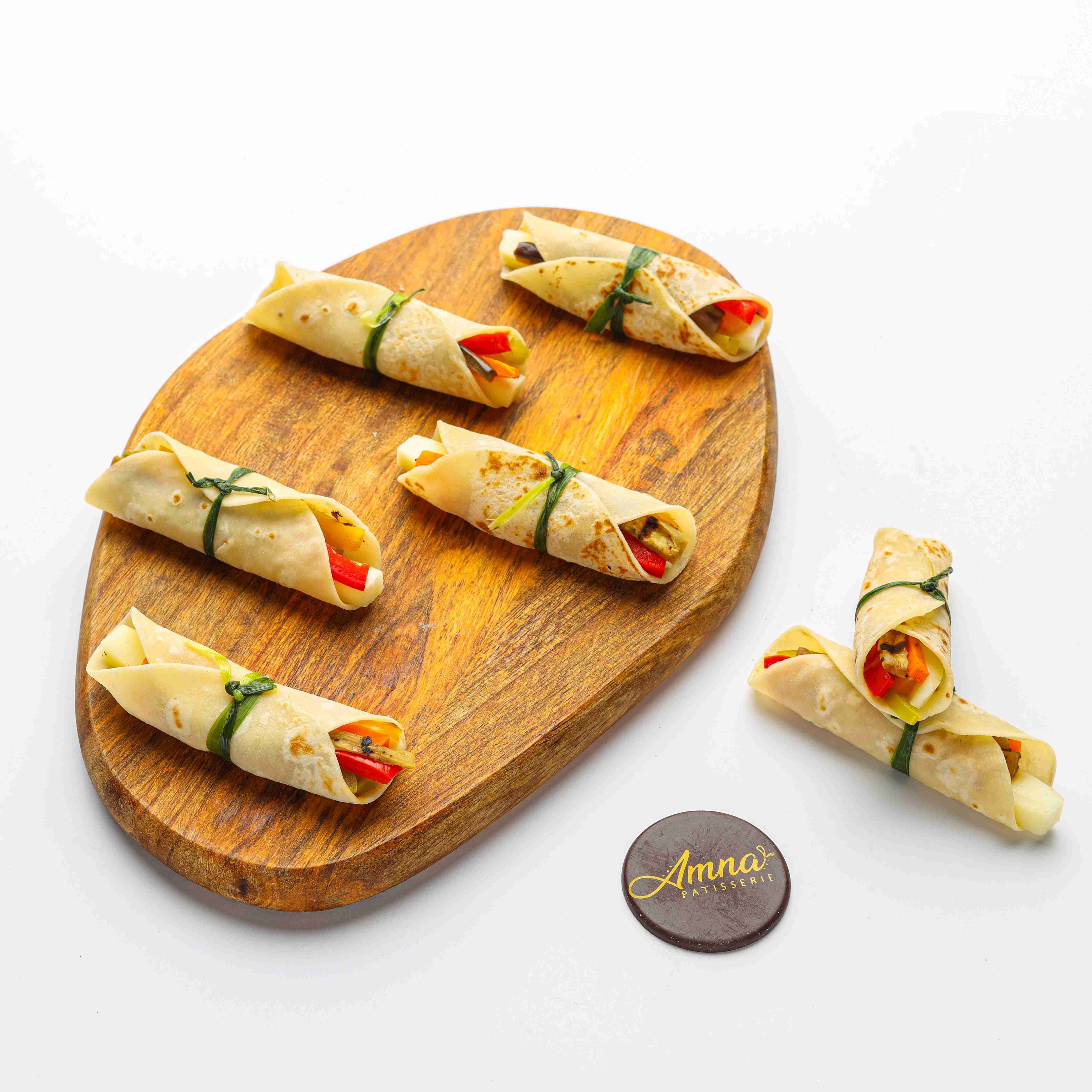 Grilled Vegetable with Mozarella Wrap