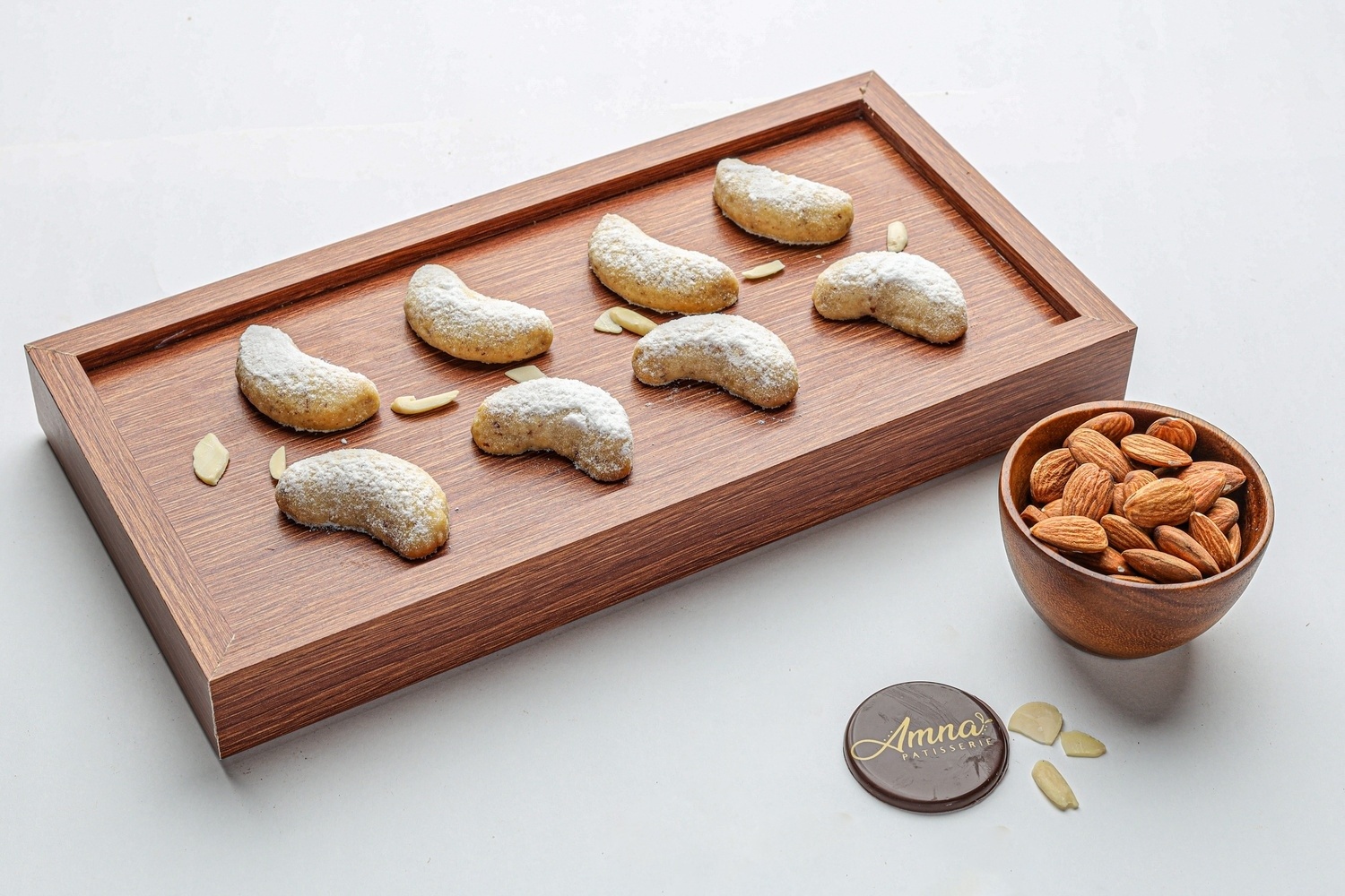 Almond Crescent Cookies 