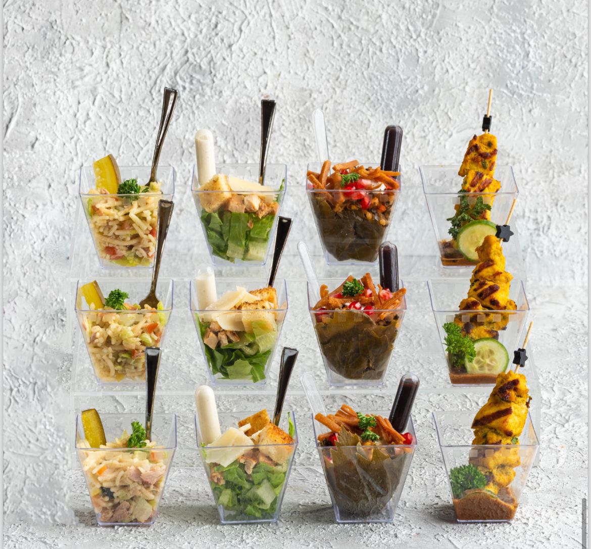 Shot Glasses Menu